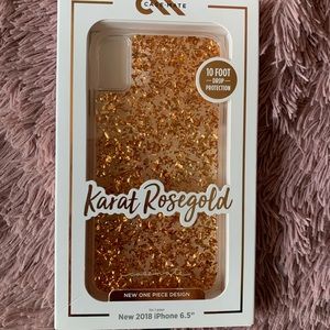 iPhone xs max karat rose gold case